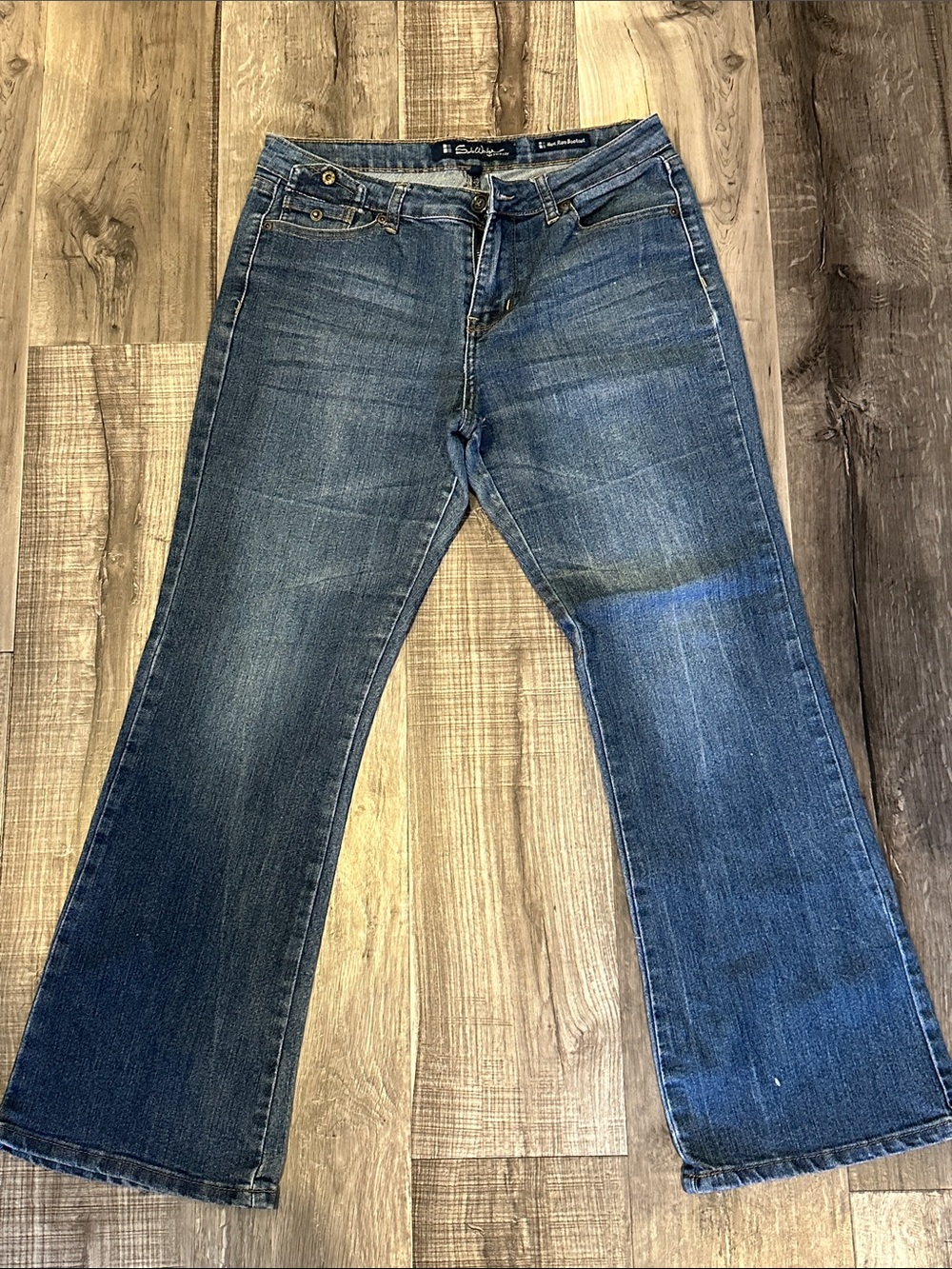 Salt Works Women’s Denim Flare Jeans - Blue Wash